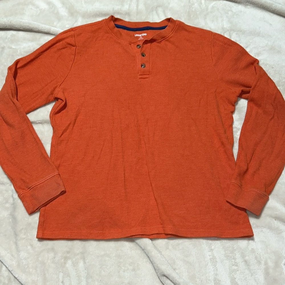 Lands end husky size xl long sleeve shirt